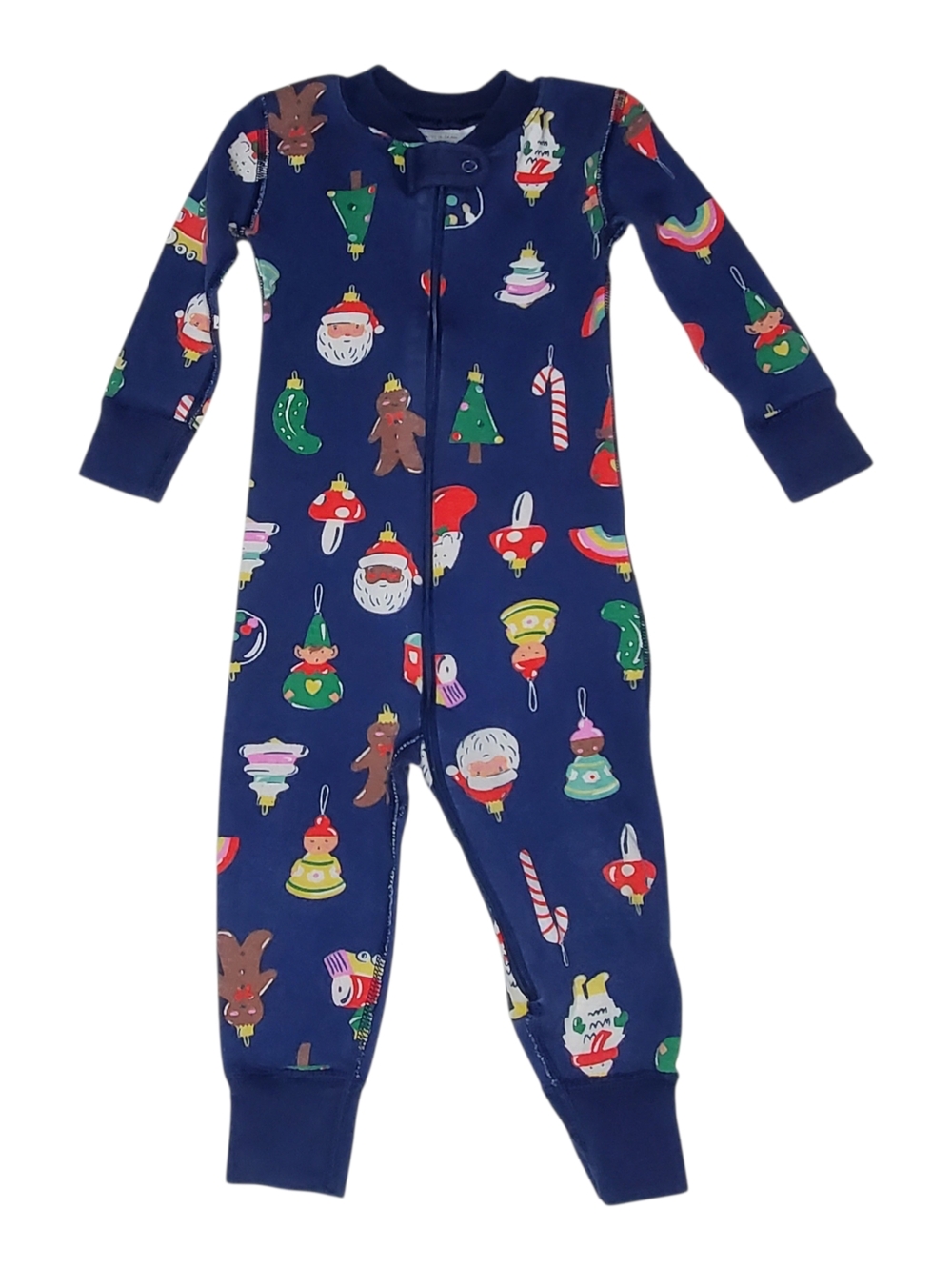 Hanna Andersson Baby Zip Sleeper Heirloom Ornaments Baby 18-24 Months